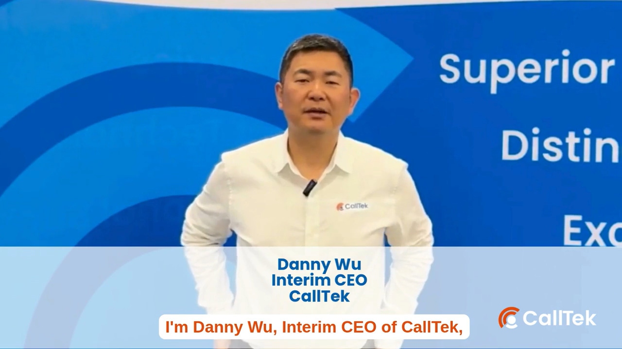 Danny Wu, Interim CEO of CallTek talks about the company’s success, AI and the future after 20 years of trusted service.